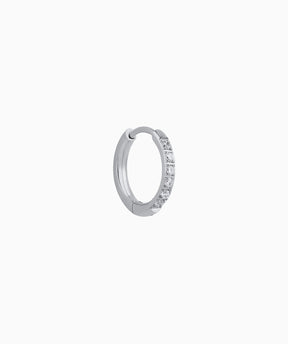 Basic Sparkling Hoop - OumoJewelry