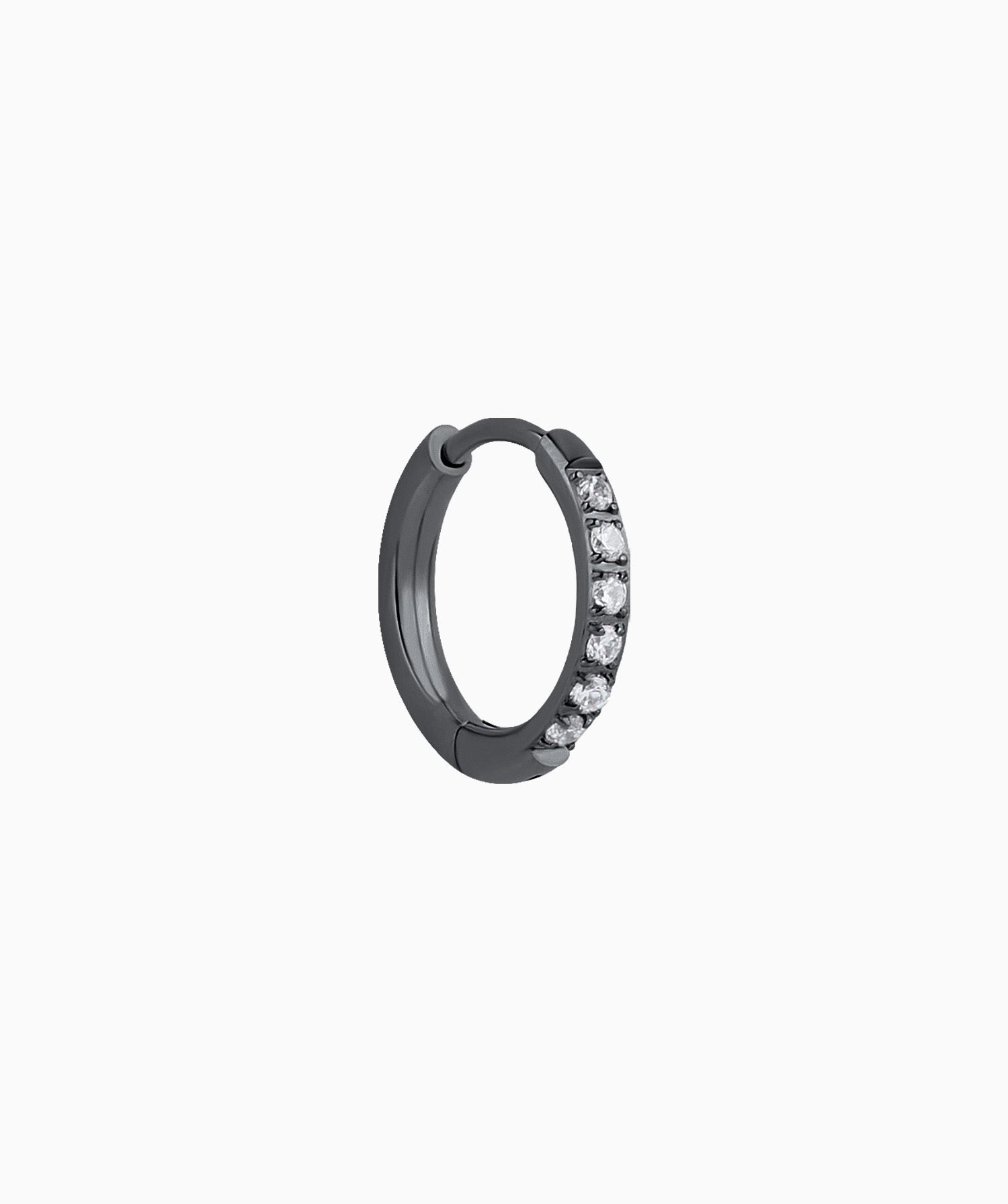Basic Sparkling Hoop - OumoJewelry