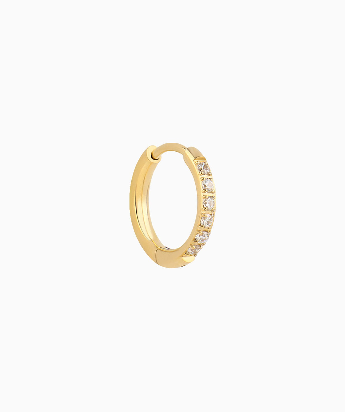 Basic Sparkling Hoop - OumoJewelry