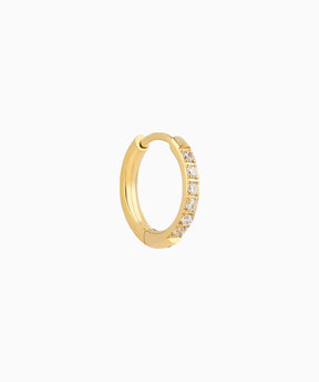 Basic Sparkling Hoop - OumoJewelry