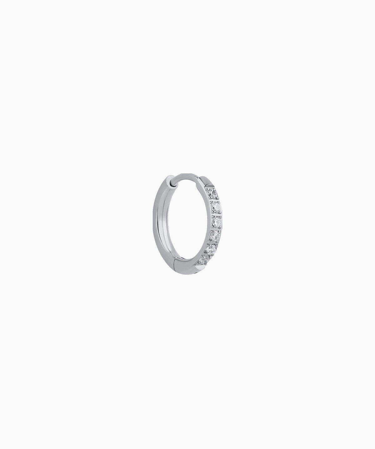 Basic Sparkling Hoop - OumoJewelry
