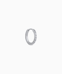 Basic Sparkling Hoop - OumoJewelry