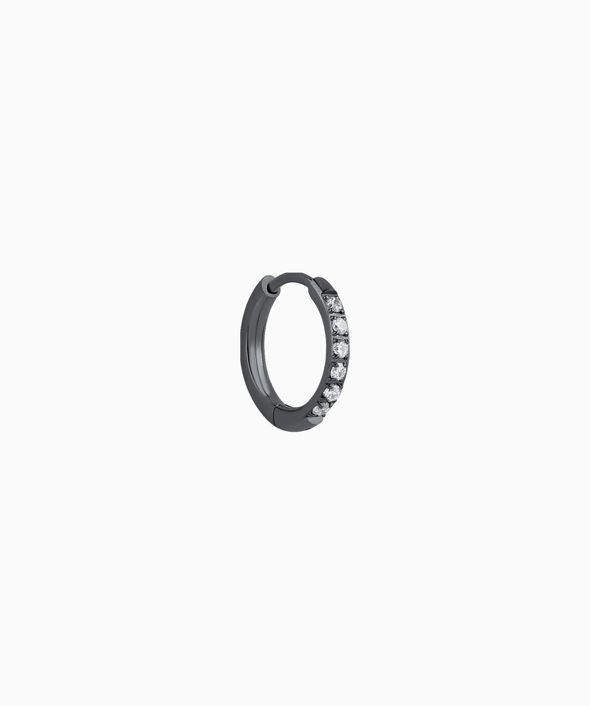 Basic Sparkling Hoop - OumoJewelry