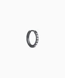 Basic Sparkling Hoop - OumoJewelry