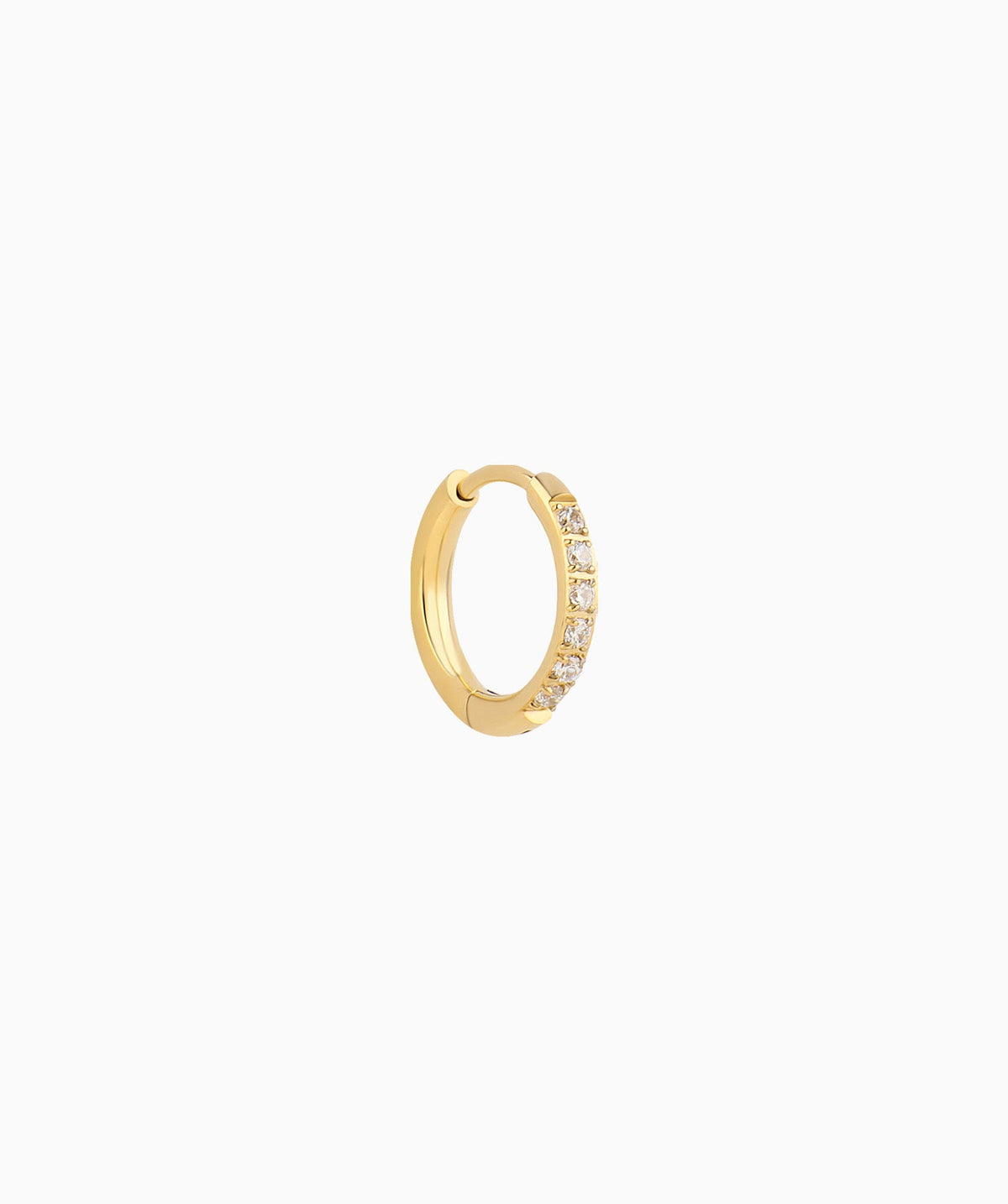 Basic Sparkling Hoop - OumoJewelry