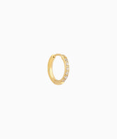 Basic Sparkling Hoop - OumoJewelry