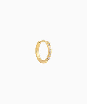 Basic Sparkling Hoop - OumoJewelry