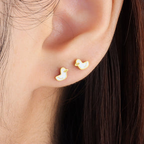 Cute Duck Stud - OhmoJewelry