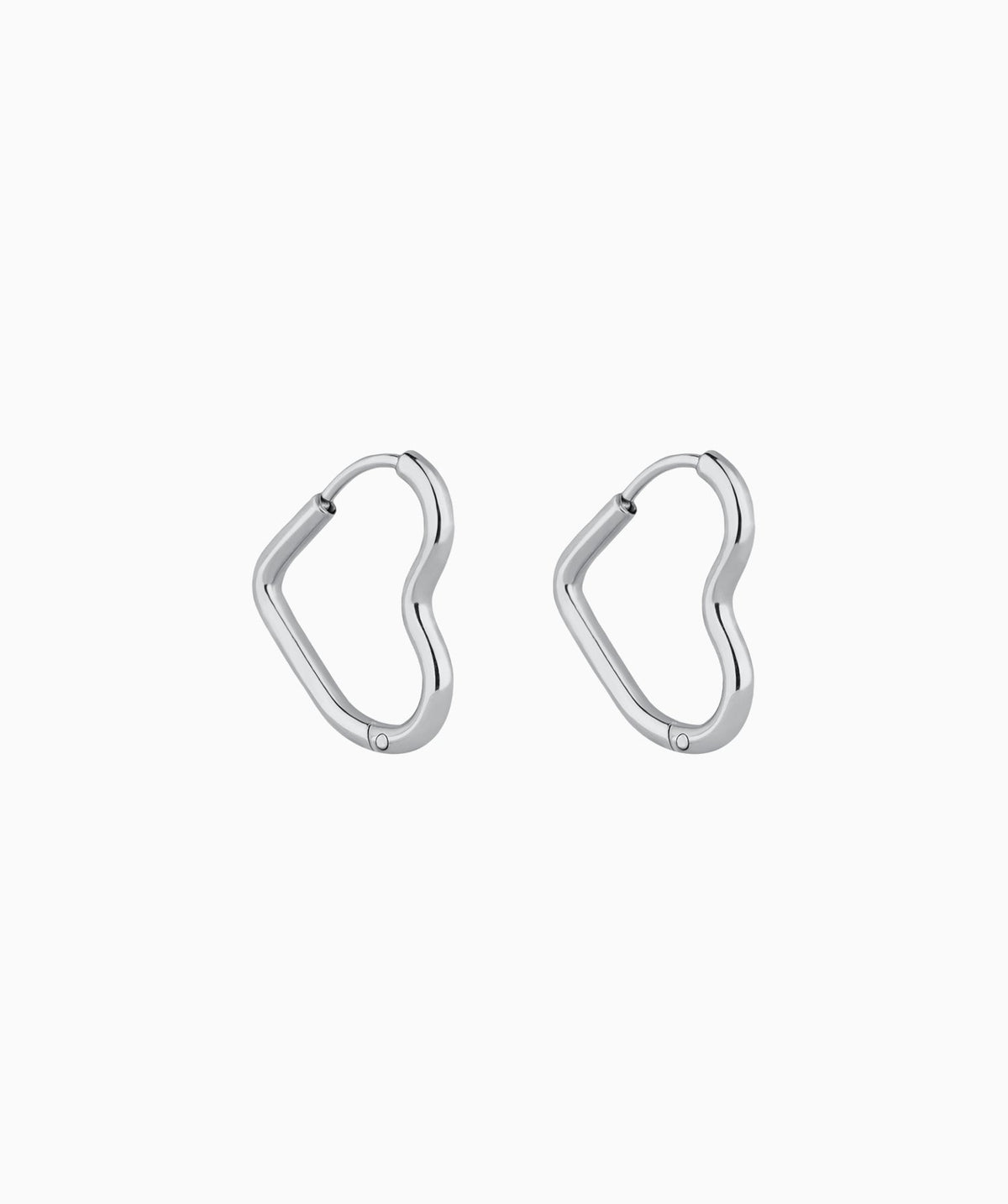 Simple Love Hoops - OumoJewelry