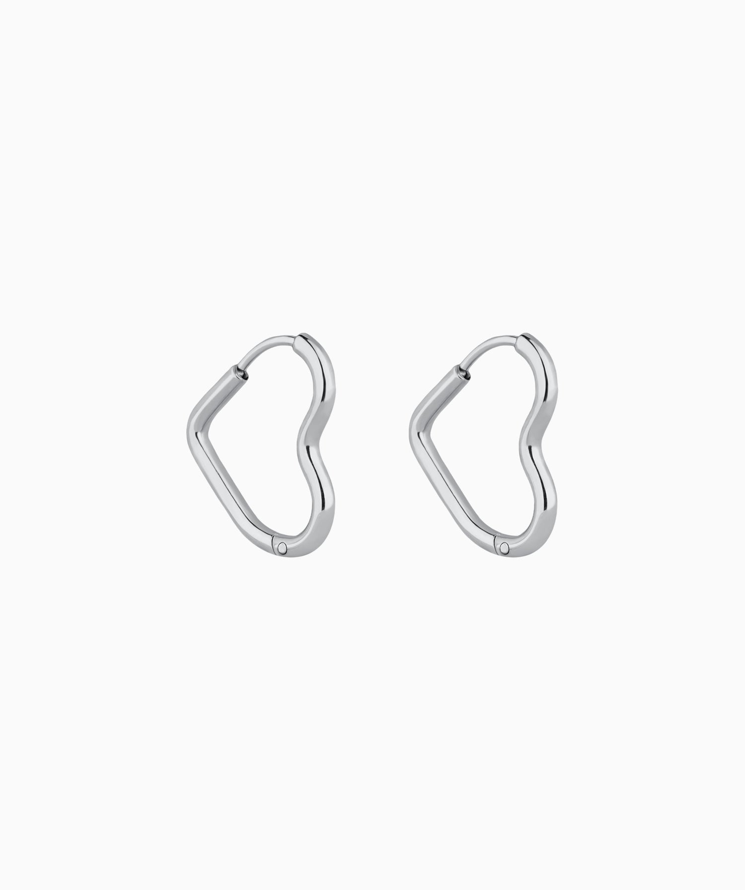 Simple Love Hoops - OumoJewelry