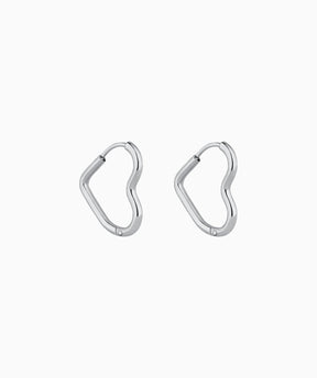 Simple Love Hoops - OumoJewelry