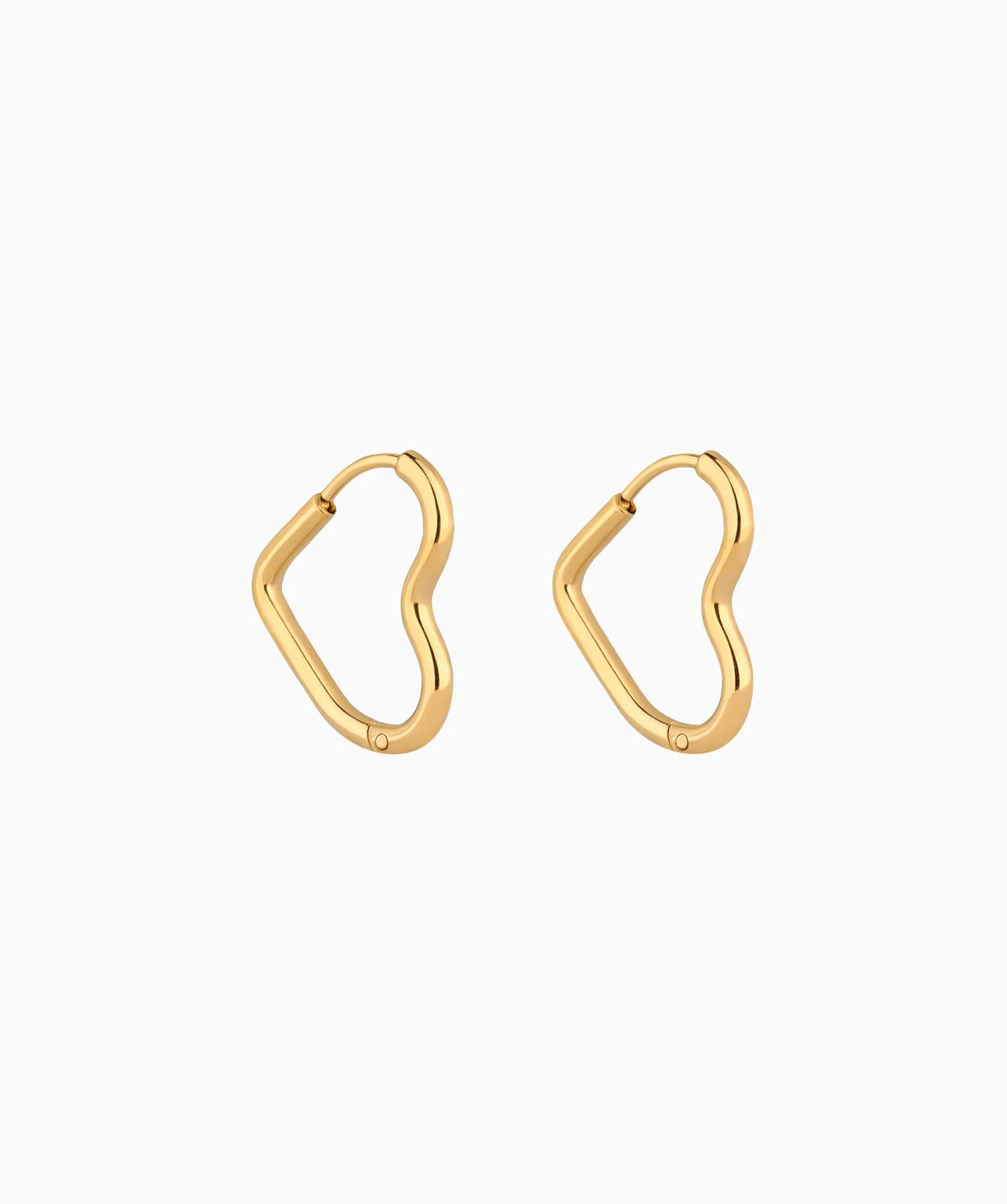 Simple Love Hoops - OumoJewelry
