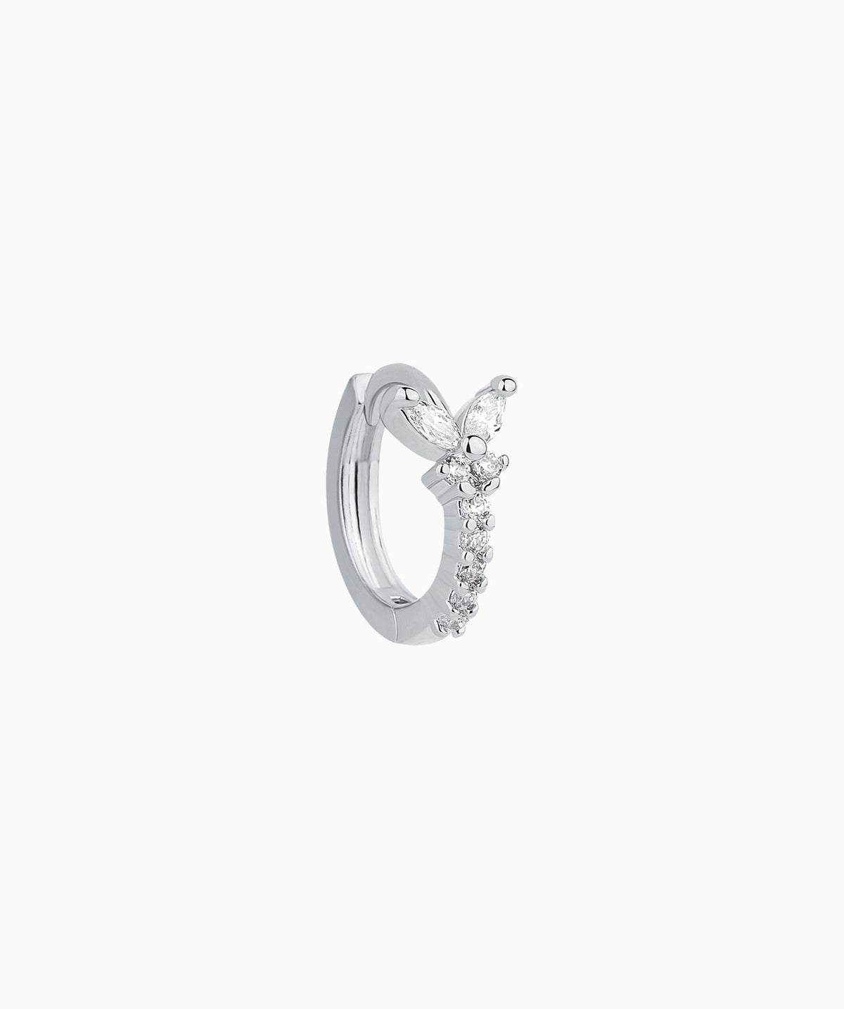 Charm Butterfly Helix Hoop - OumoJewelry