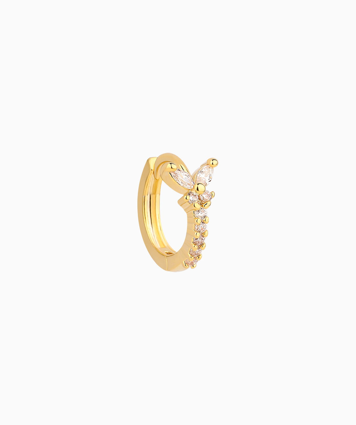 Charm Butterfly Helix Hoop - OumoJewelry