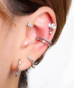 Star Helix Hoop - OumoJewelry