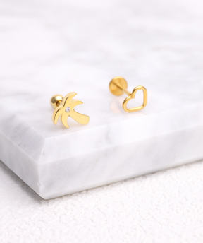 🌴 Coconut Tree Stud - OumoJewelry