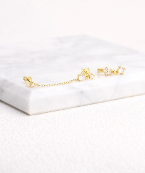 Pearl Water Drop Chain - OumoJewelry