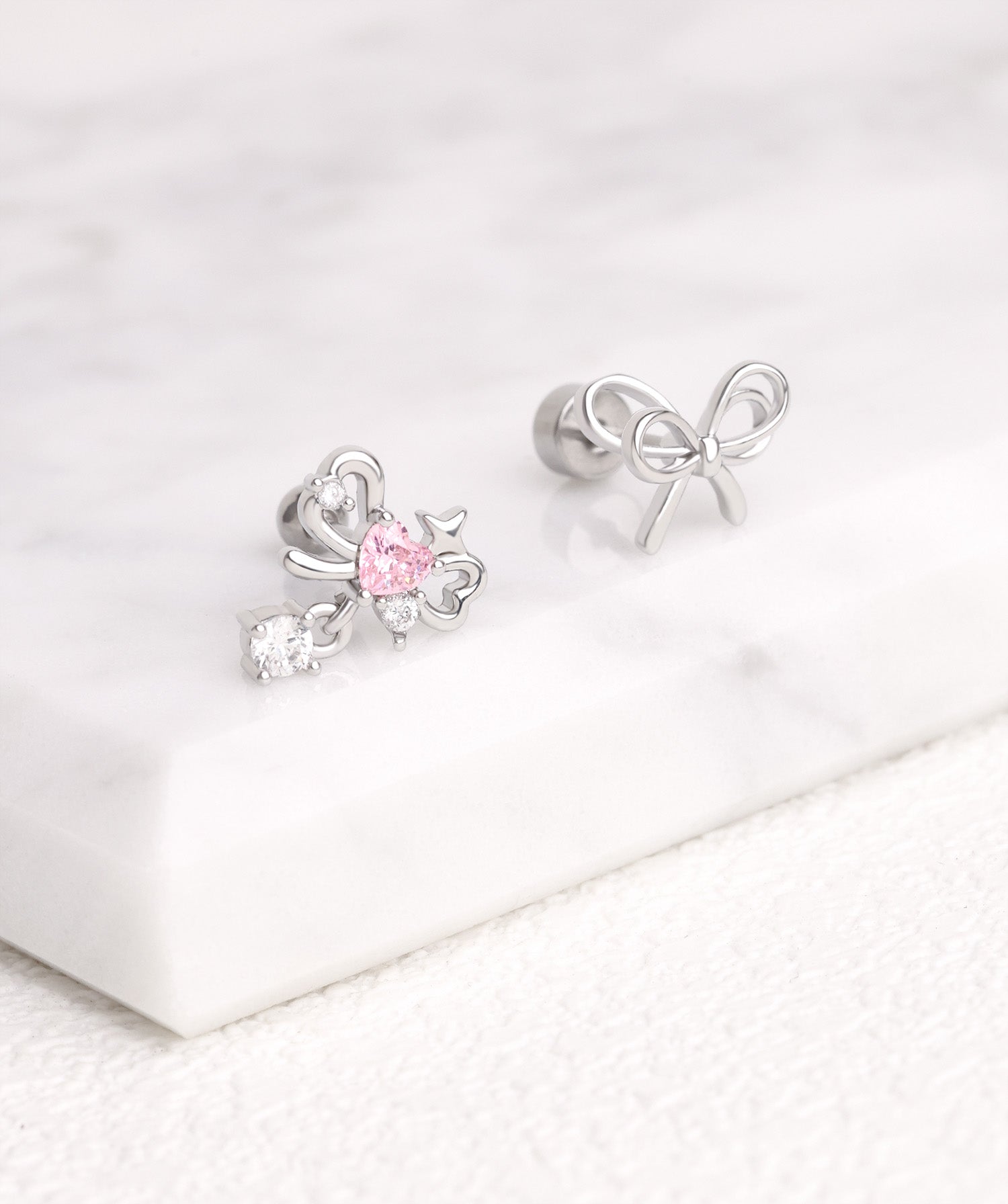 Sweet Love Bow Drop - OumoJewelry