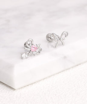 Sweet Love Bow Drop - OumoJewelry