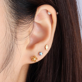 Floral Flower - OhmoJewelry